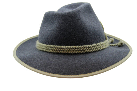 Robust Upper Bavarian Sixer Traditional Hat Blue