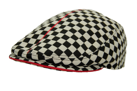 Sports Cap - Chequered Flag Design